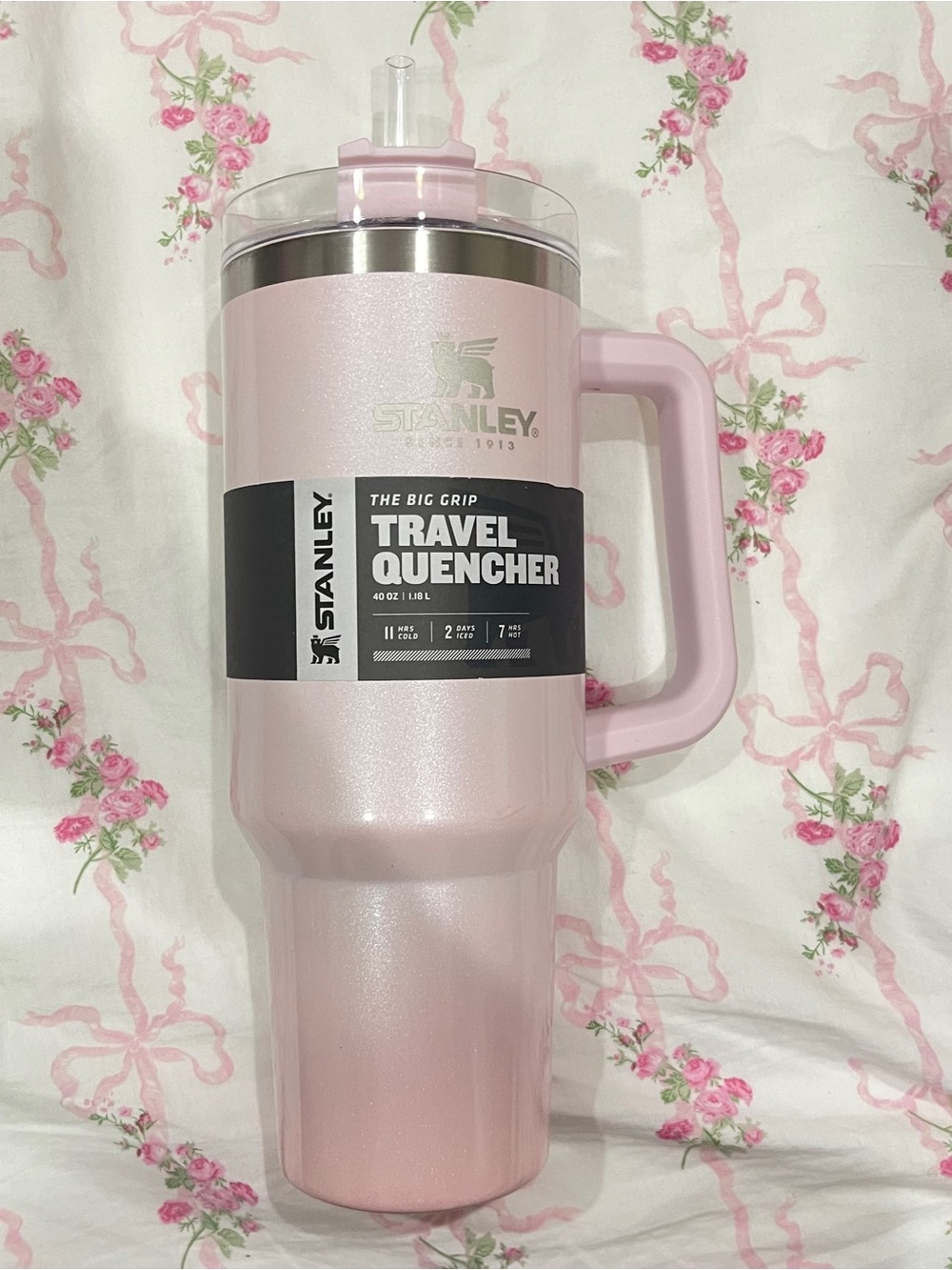 Stanley 40oz Stainless Steel Adventure Quencher Tumbler - Parfait Pearlescent